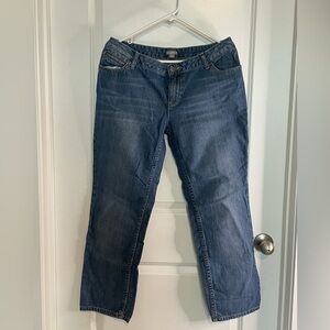 Jjill/ 100% Cotton wide leg medium washed jeans​​​​​​​​​​